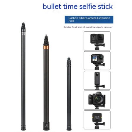 Selfie Stick for Insta360 One X 3|DJI Action 4|Gopro Sports 2.9M Carbon Fiber Camera