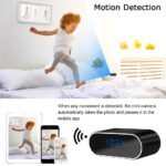 Full HD 1080P Wireless Wifi Control IR Night Vision Mini Camera Clock Home Surveillance Monitor