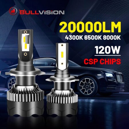 LED Bulbs 20000 Lumen H4 H7 H1 H11 H8 H9 9005 9006 HB3 HB4 Bullvision