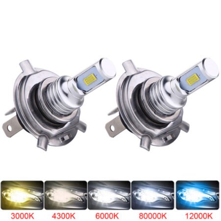 LED Car Headlight H7 H4 H11 H1 H8 H9 HB4 HB3 9005 9006 881 H27 80W 12000LM