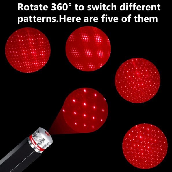 LED Sky Night Light Galaxy Star Projector for Car Roof Room Ceiling 5V USB