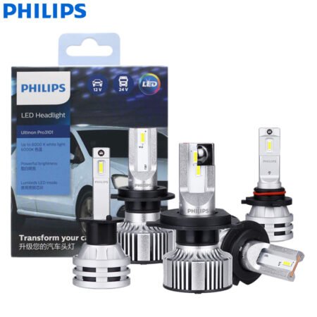 Philips LED Headlights H1 H3 H4 H7 H11 HB3 9005 HB4 9006 HIR2 9012 12V24V 6000K Ultinon