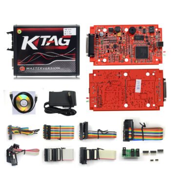 KTAG V2.23 EU Online Version Firmware V7.020 K-TAG Master KTM100 with Red PCB - Image 6