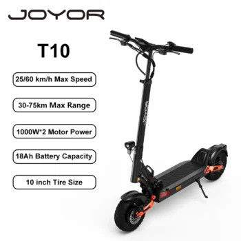 Electric Scooter JOYOR T10 top speed 60 kmh 2000W motor 60V 18Ah battery