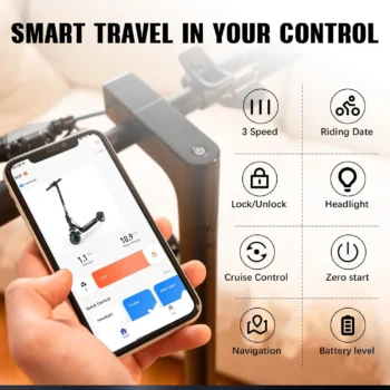 Electric Scooter, 350W Motor, Speed up to 25 kmh, Maximum Load 120 kg, Dual Brake