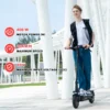 Electric Scooter Foldable Scooter, App Control, 500W Motor, 410WH Battery, Max Speed 25